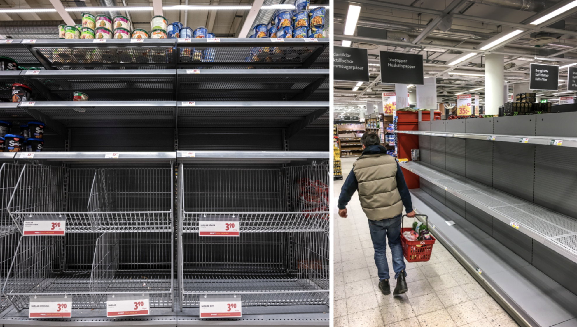 Om krisen kommer till Sverige brister beredskapen gällande livsmedel.